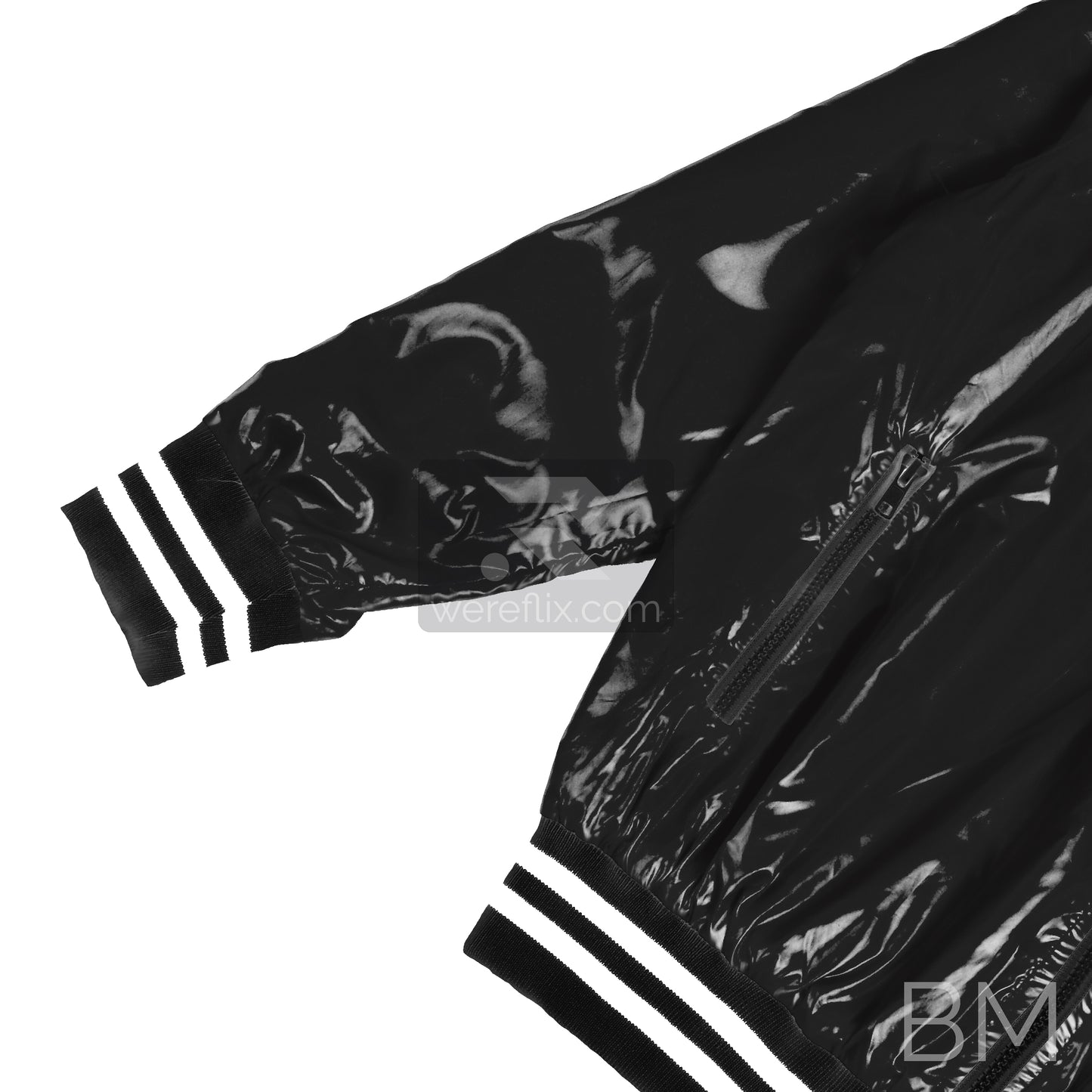 Matt Bellamy Jacket Black Metallic Bomber Jacket MUSE