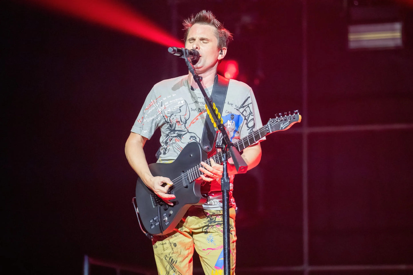 MUSE WOTP T-shirt Matthew Bellamy MUSE Live AO Arena Manchester 2023