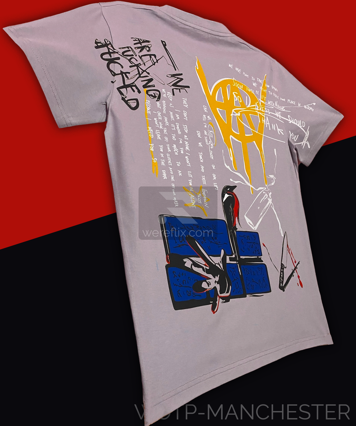 MUSE WOTP T-shirt Matthew Bellamy MUSE Live AO Arena Manchester 2023