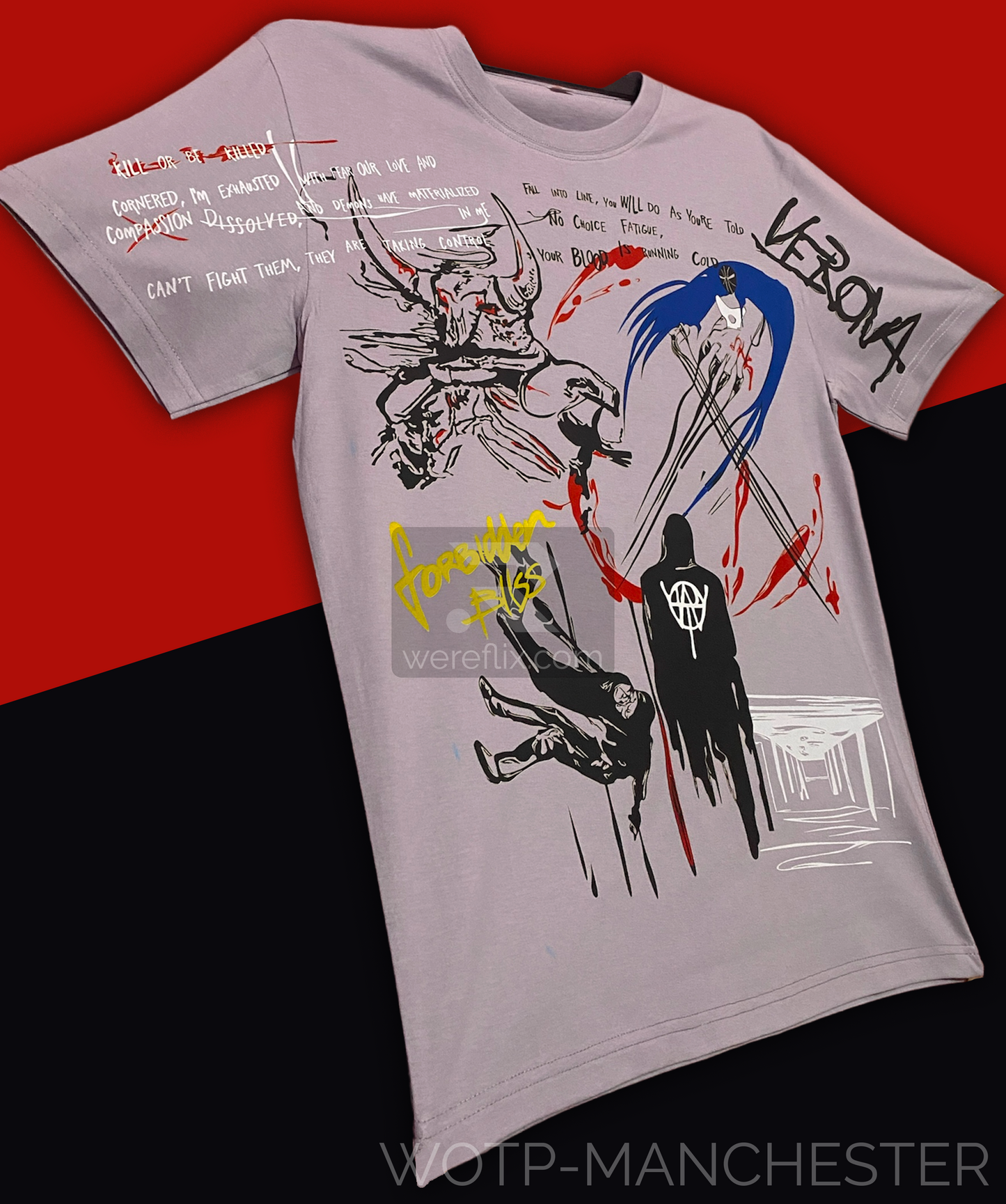 MUSE WOTP T-shirt Matthew Bellamy MUSE Live AO Arena Manchester 2023