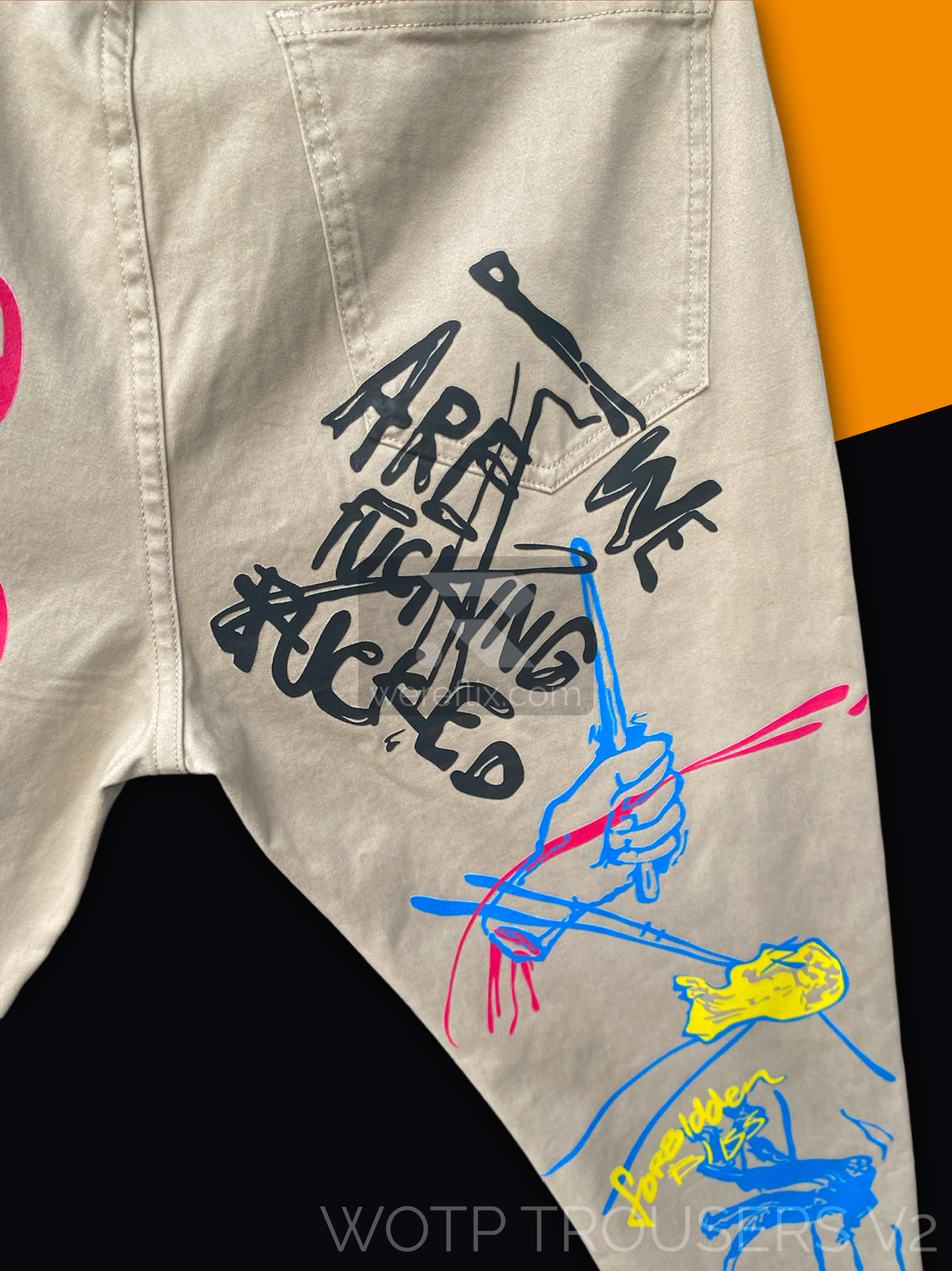 MUSE Will Of The People Pants Matthew Bellamy WOTP Trousers MUSE Live AO Arena Manchester 2023