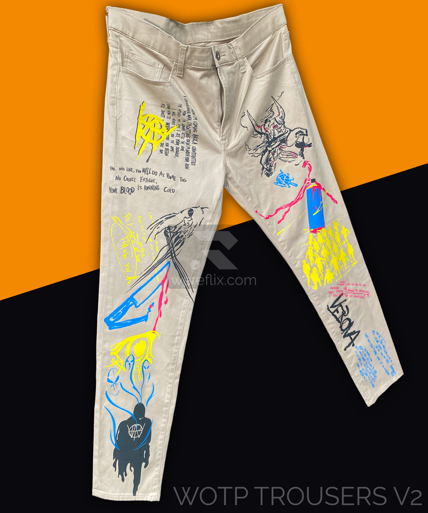 MUSE Will Of The People Pants Matthew Bellamy WOTP Trousers MUSE Live AO Arena Manchester 2023