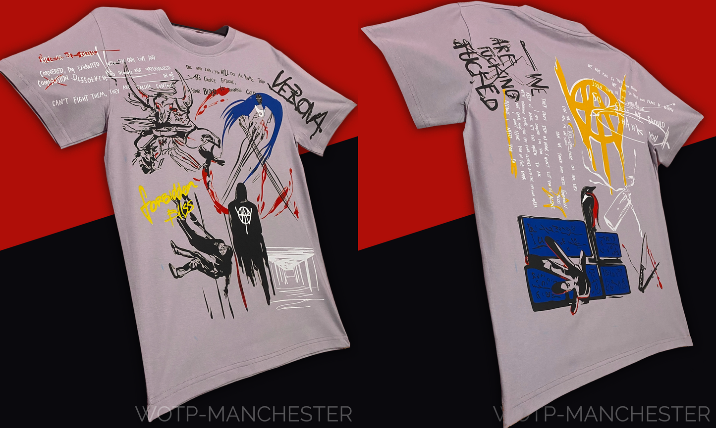MUSE WOTP T-shirt Matthew Bellamy MUSE Live AO Arena Manchester 2023