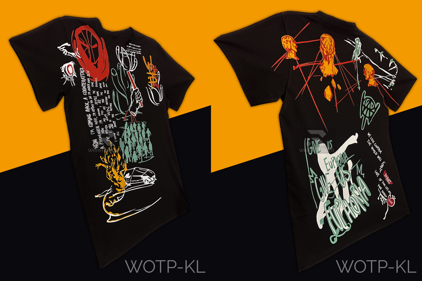 MUSE WOTP T-shirt Matthew Bellamy MUSE Live Kuala Lumpur 2023