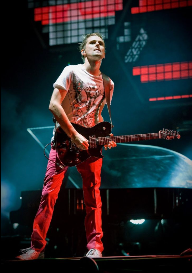MUSE Matthew Bellamy T-shirt MUSE Live Glastonbury 2010