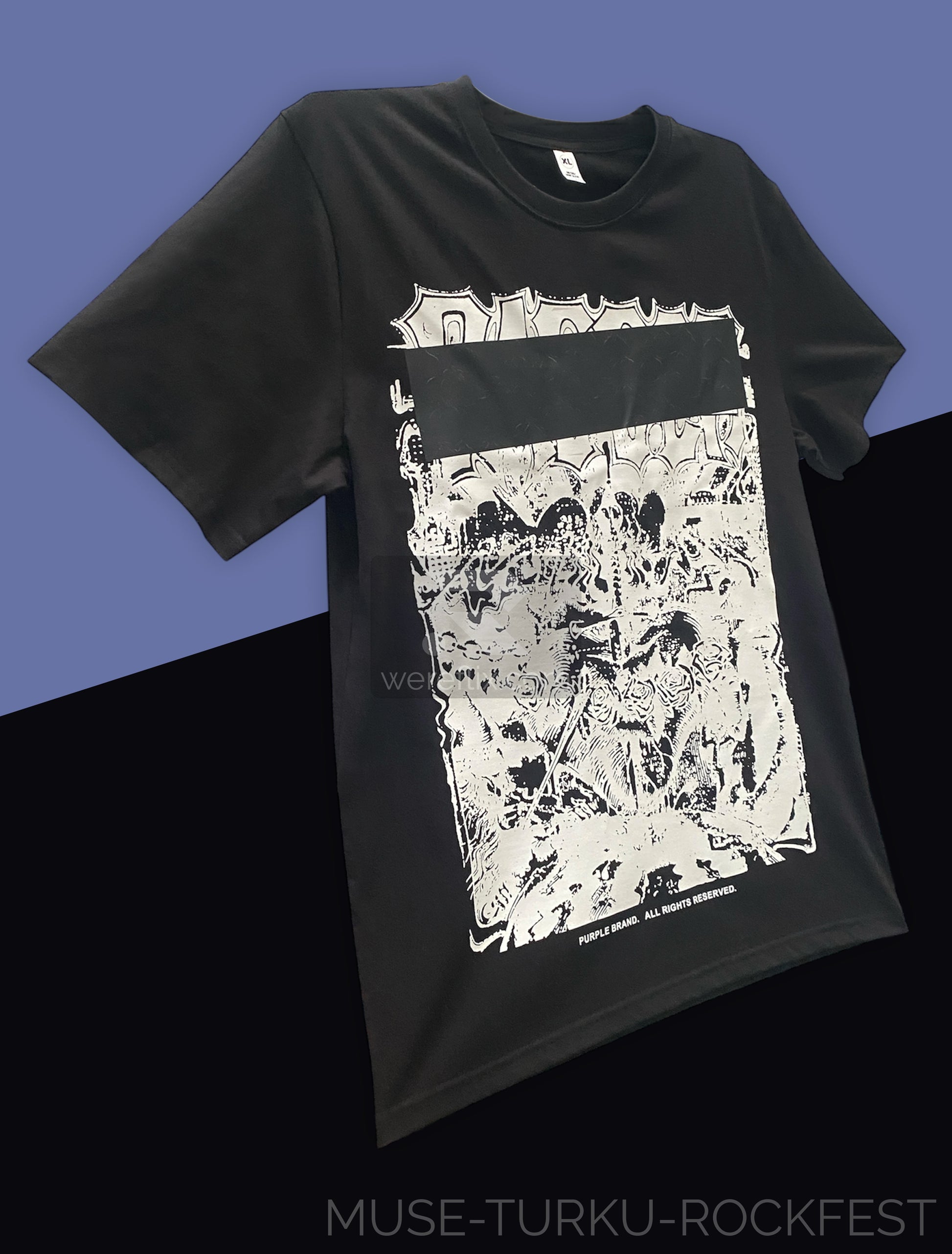 MUSE Matthew Bellamy T-shirt MUSE Live Turku Rockfest 2025