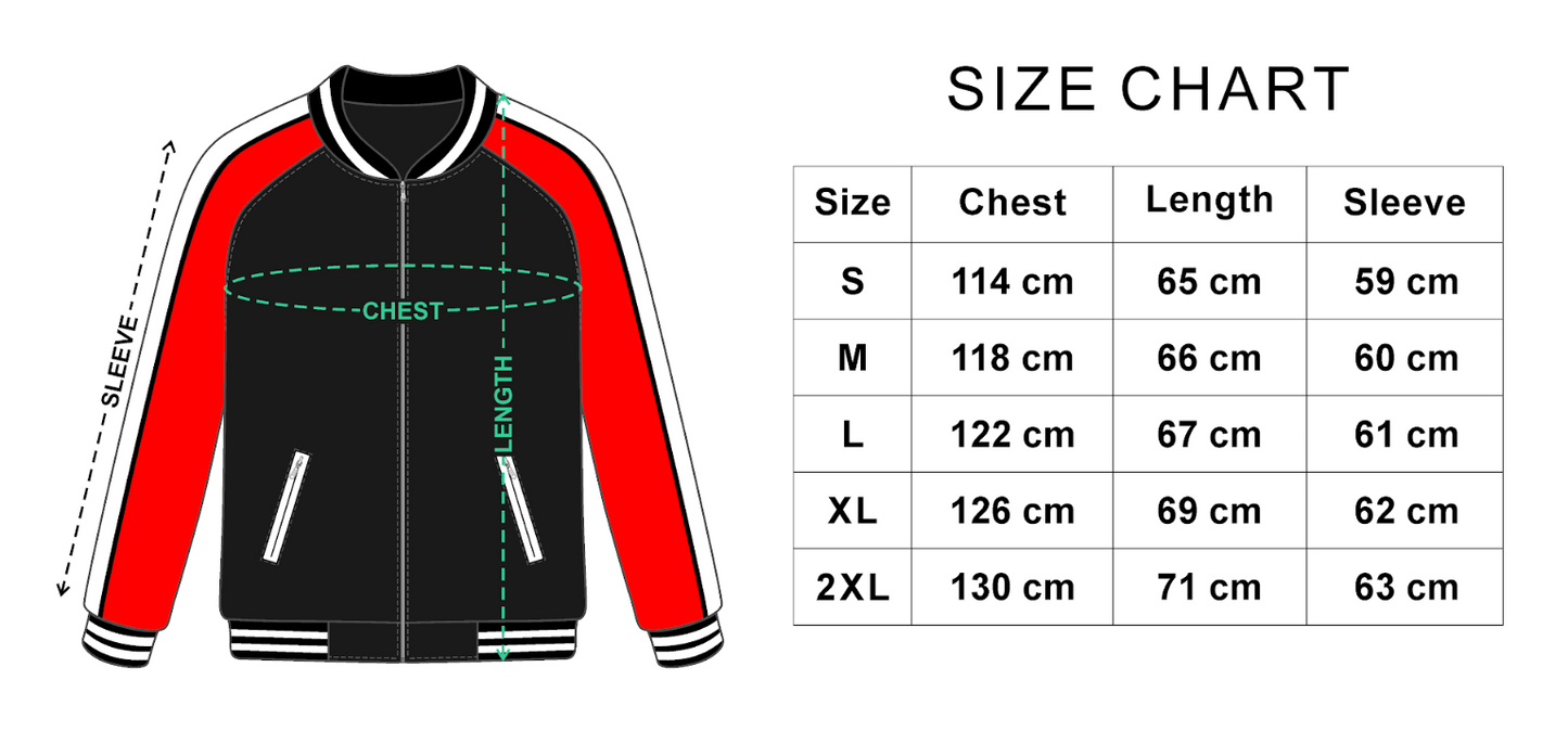 Matt Bellamy Jacket Black Red White Metalic Bomber Jacket MUSE