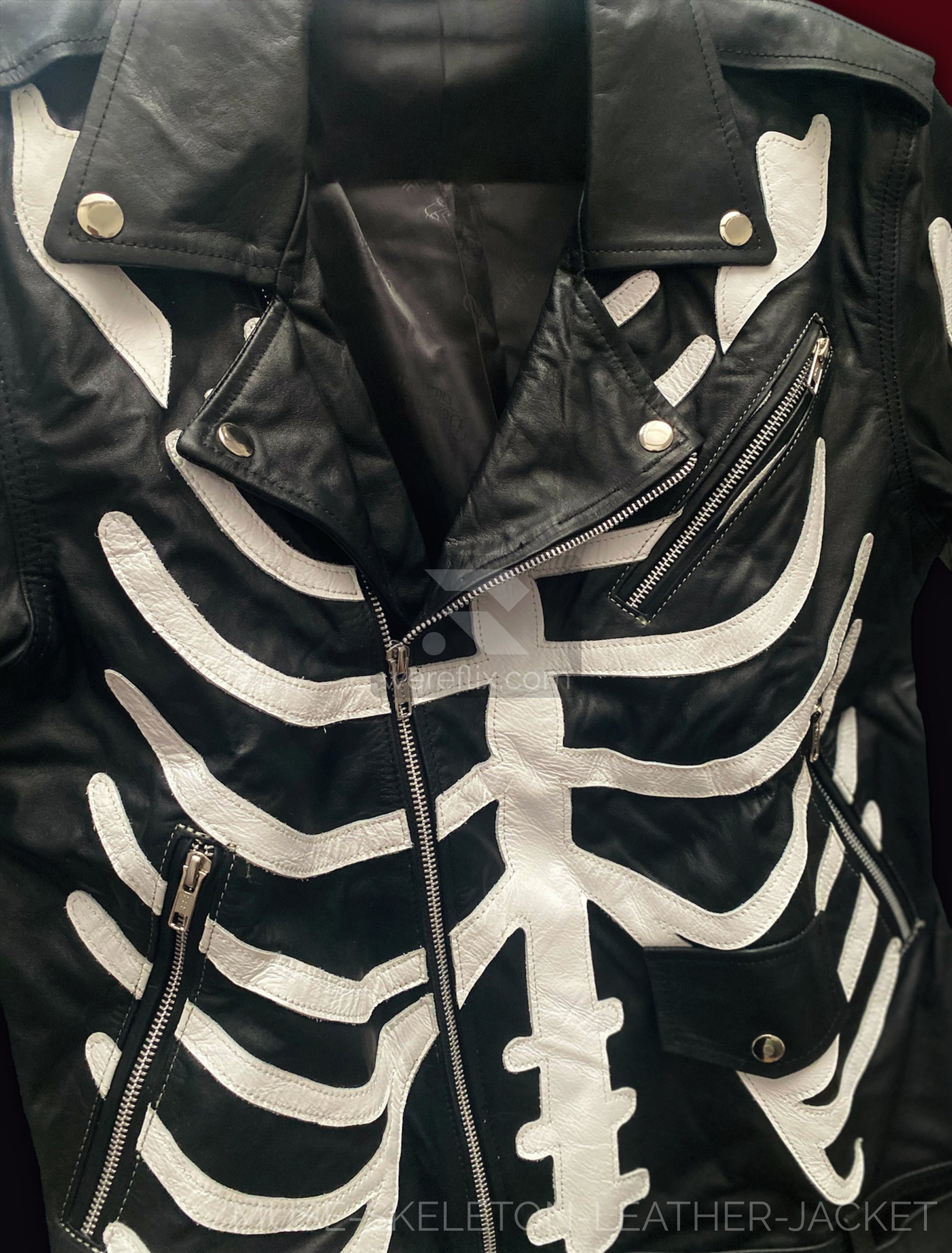 Matt Bellamy Skeleton Leather Jacket MUSE Live Tons of Rock 2025