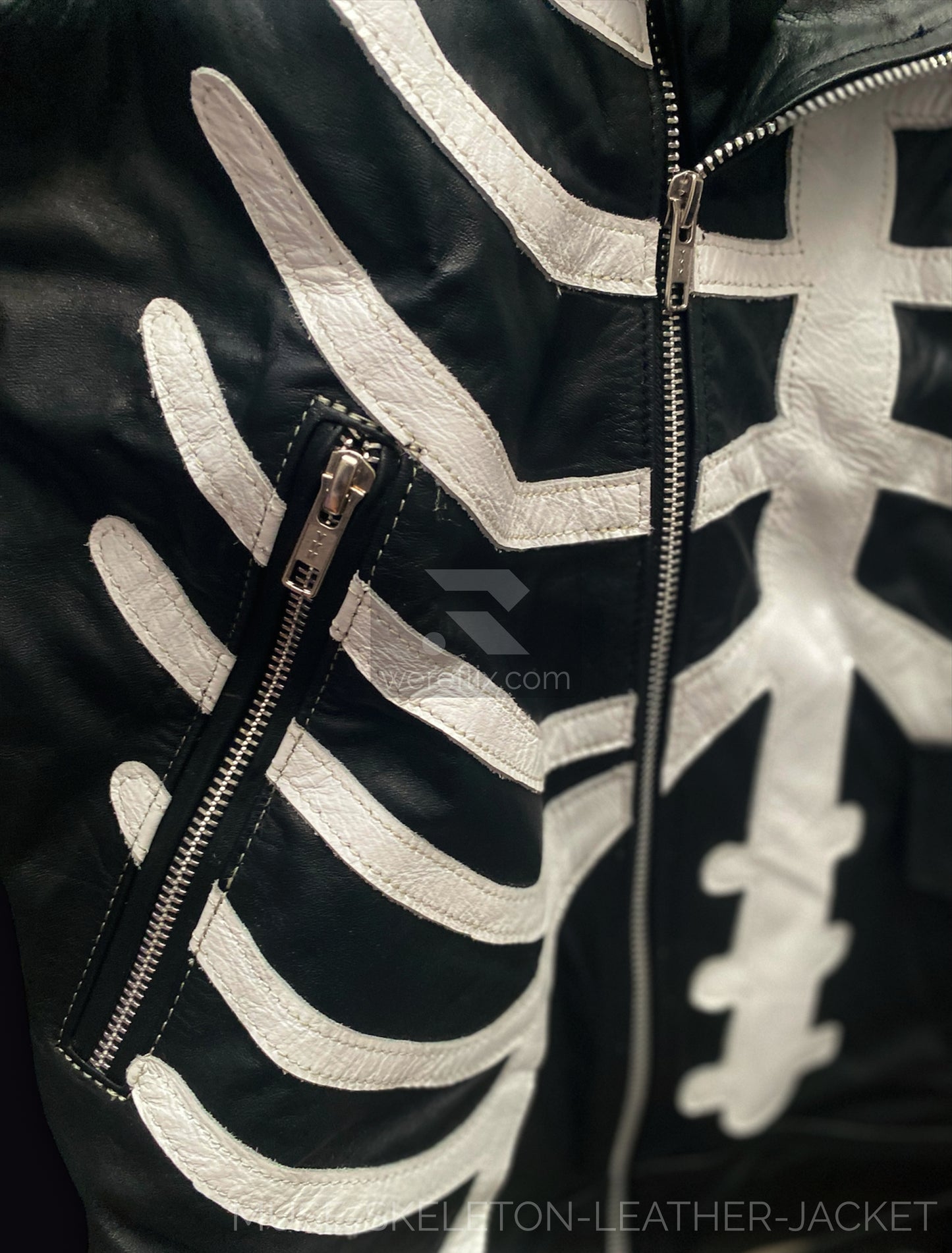 Matt Bellamy Skeleton Leather Jacket MUSE Live Tons of Rock 2025