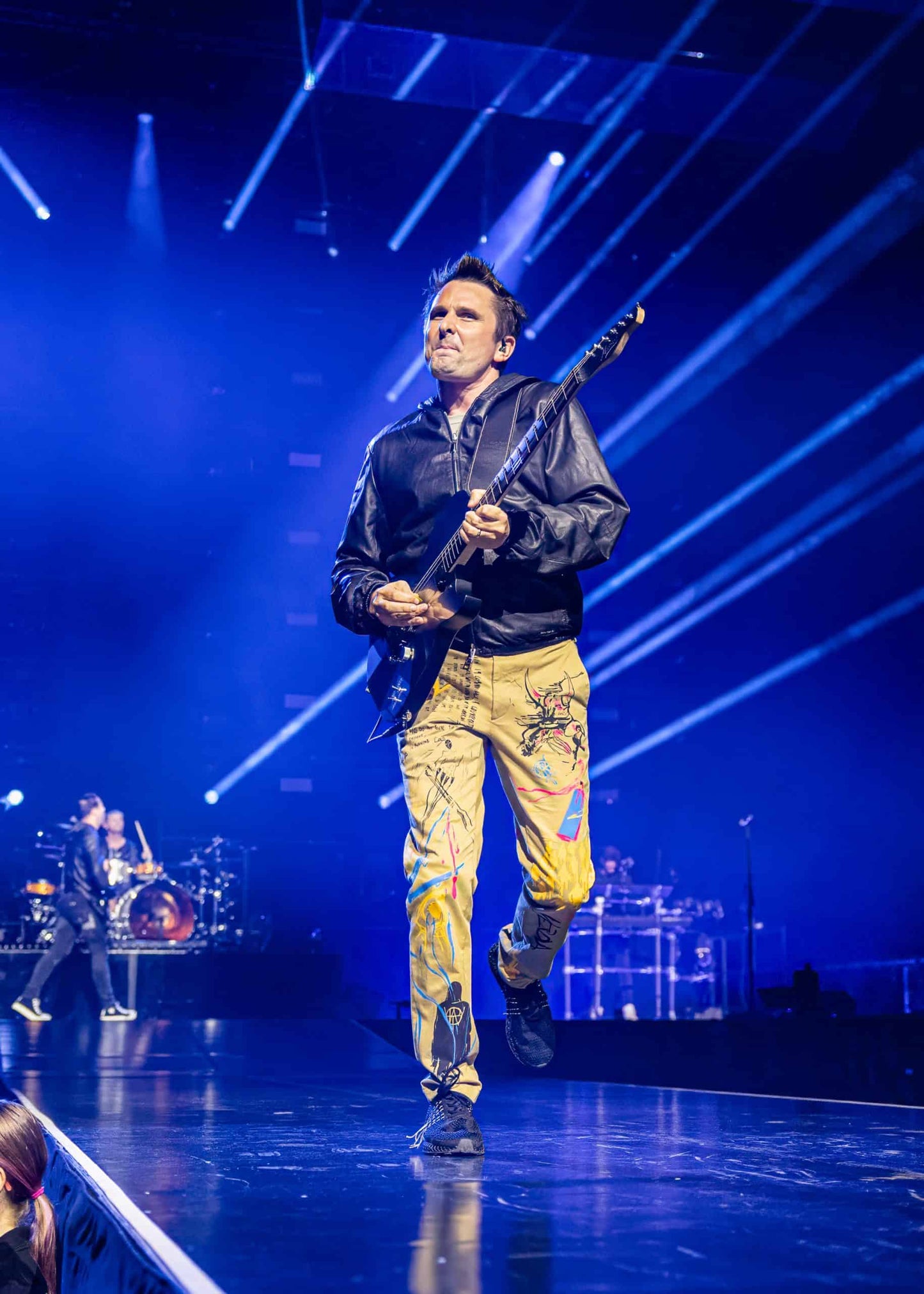 MUSE Will Of The People Pants Matthew Bellamy WOTP Trousers MUSE Live AO Arena Manchester 2023