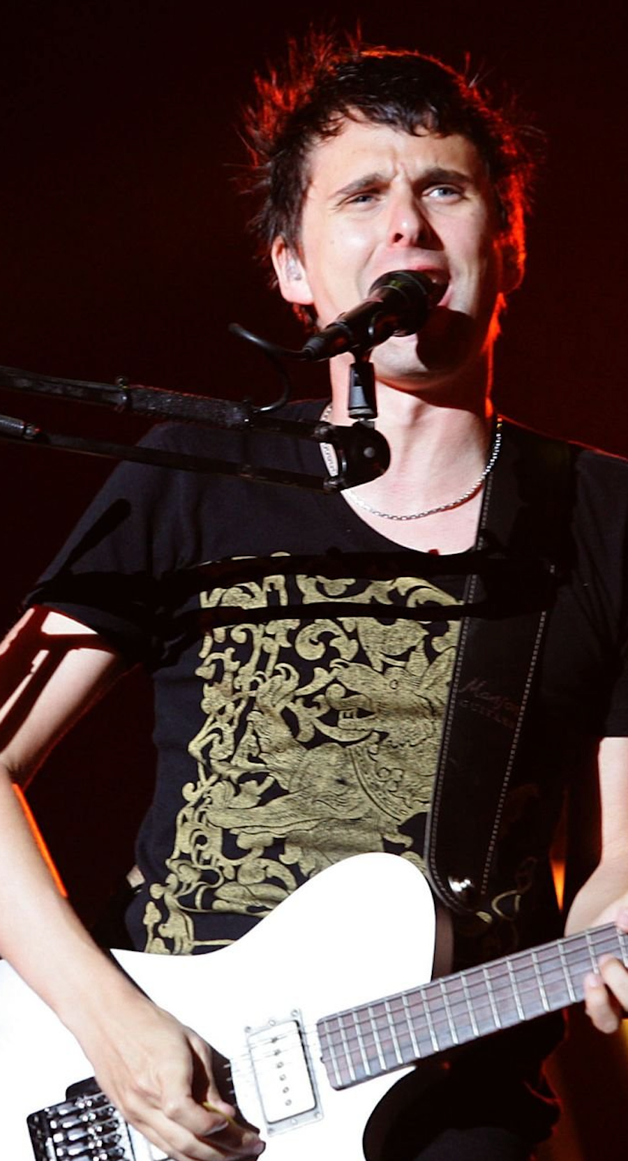 Matthew Bellamy T-Shirt MUSE Live Concert Lollapalooza KROQ Almost Acoustic